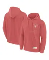 Fanatics Men's Red Florida Panthers Future Ground Info Pullover Hoodie In Pink
