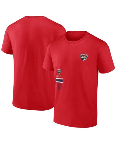 Fanatics Men's Red Florida Panthers Represent T-shirt