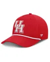 Fanatics Men's Red Houston Cougars Foul Ball Rope Adjustable Hat In Red