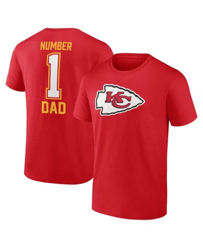 Fanatics Men's Red Kansas City Chiefs Father's Day T-shirt