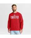 Fanatics Men's Red Kansas City Chiefs Direct Handoff Legacy Pullover Sweatshirt In Red