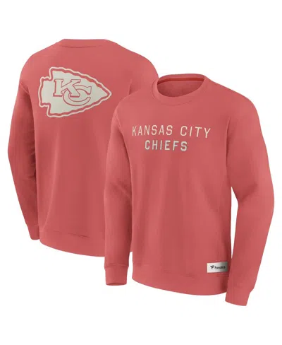 Fanatics Men's Red Kansas City Chiefs Elements Future Ground Lettering Pullover Sweatshirt