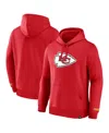 Fanatics Men's Red Kansas City Chiefs Legacy Fleece Pullover Hoodie In Red