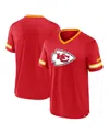 Fanatics Men's Red Kansas City Chiefs Stripe Stacking T-shirt In Red