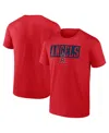 Fanatics Men's Red Los Angeles Angels Hard To Beat T-shirt In Red