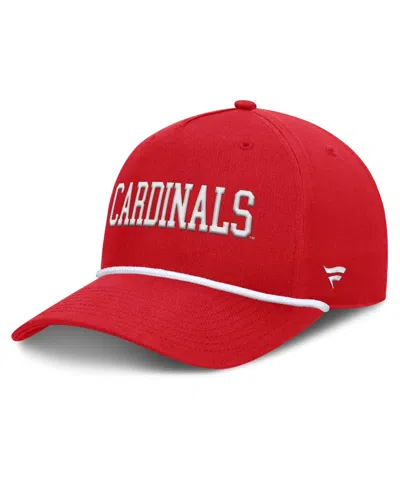 Fanatics Men's Red Louisville Cardinals Foul Ball Rope Adjustable Hat