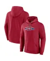 Fanatics Men's Red Montreal Canadiens Authentic Pro Secondary Pullover Hoodie In Burgundy