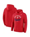 Fanatics Men's Red Philadelphia Phillies 2025 Mlb Postseason Locker Room Hoodie In Red
