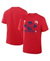 Fanatics Men's Red Philadelphia Phillies 2025 Spring Training Grapefruit League True Icon T-shirt In Red