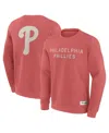 Fanatics Men's Red Philadelphia Phillies Elements Future Ground Lettering Pullover Sweatshirt