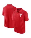 Fanatics Men's Red Philadelphia Phillies Strong Alone Raglan Polo In Red