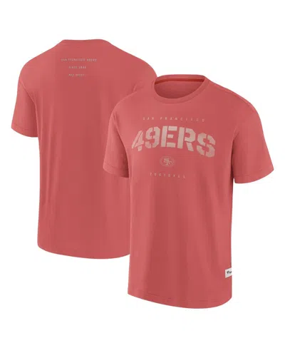 Fanatics Men's Red San Francisco 49ers Elements Weathered Tonal Future Ground T-shirt