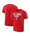 Fanatics Men's Red St. Louis Cardinals Close Victory T-shirt In Red