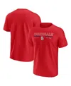 Fanatics Men's Red St. Louis Cardinals Raglan T-shirt In Red