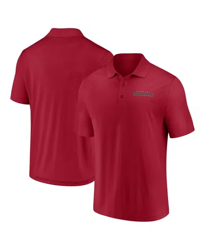 Fanatics Men's Red Tampa Bay Buccaneers Push Back Polo Shirt