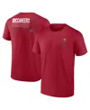 Fanatics Men's Red Tampa Bay Buccaneers Repeat Stats T-shirt In Red