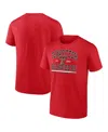 Fanatics Men's Red Texas Tech Red Raiders Modern Stack T-shirt In Red