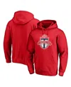 Fanatics Men's Red Toronto Fc Logo Pullover Hoodie In Red