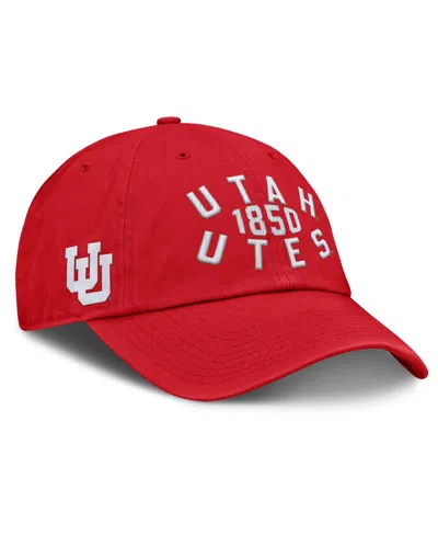 Fanatics Men's Red Utah Utes Archer Adjustable Hat