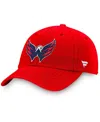 Fanatics Men's Red Washington Capitals Core Primary Logo Adjustable Hat In Red