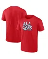 Fanatics Men's Red Washington Capitals Local Domain T-shirt In Red