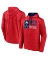 Fanatics Men's Red Washington Capitals Never Quit Pullover Hoodie In Red