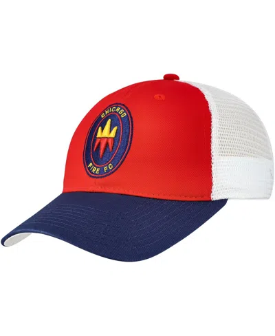 Fanatics Men's Red/navy Chicago Fire Americana Adjustable Hat In Multi