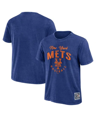 Fanatics Men's Royal Boston Red Sox Cooperstown Collection Washed T-shirt