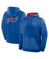 Fanatics Men's Royal Buffalo Bills Checkdown Pass Full-zip Hoodie In Blue