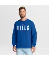 Fanatics Men's Royal Buffalo Bills Direct Handoff Legacy Pullover Sweatshirt In Blue