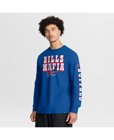 Fanatics Men's Royal Buffalo Bills Hometown Sweep Legacy Long Sleeve T-shirt In Blue
