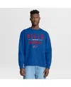 Fanatics Men's Royal Buffalo Bills Powerful Throw Legacy Pullover Sweatshirt In Blue