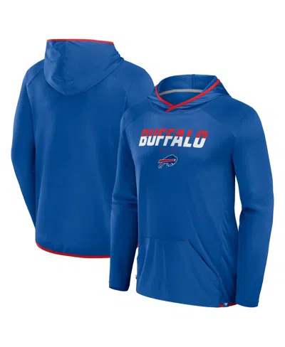 Fanatics Men's Royal Buffalo Bills Transitional Defender Hoodie Long Sleeve T-shirt