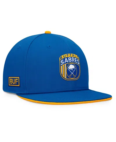 Fanatics Men's Royal Buffalo Sabres 2024 Nhl Draft Snapback Hat In Royal,gold