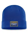 Fanatics Men's Royal Buffalo Sabres Authentic Pro Cuffed Knit Hat In Royal