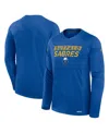 Fanatics Men's Royal Buffalo Sabres Authentic Pro Rink Tech Long Sleeve T-shirt In Blue
