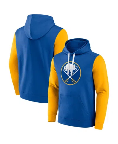 Fanatics Men's Royal Buffalo Sabres Team Pullover Hoodie In Blue