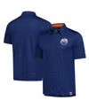 Fanatics Men's Royal Edmonton Oilers Authentic Pro Jacquard Polo Shirt In Blue