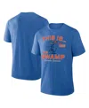 Fanatics Men's Royal Florida Gators Dynamic Showdown Tri-blend T-shirt In Royal