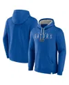 Fanatics Men's Royal Florida Gators Second Wind Distressed Pullover Hoodie In Blue