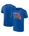 Fanatics Men's Royal Florida Gators State Lock In T-shirt In Royal
