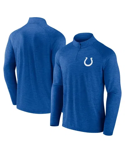 Fanatics Men's Royal Indianapolis Colts Head-to-head Raglan Quarter-zip Jacket In Blue
