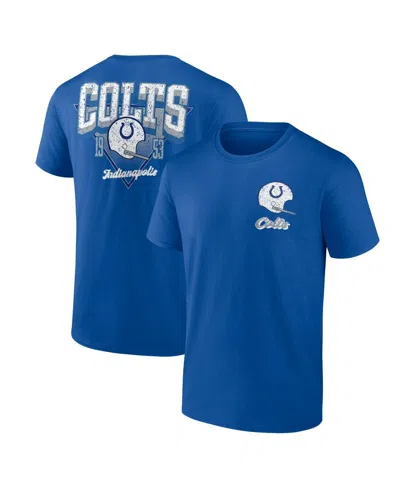 Fanatics Men's Royal Indianapolis Colts Never Over T-shirt In Blue