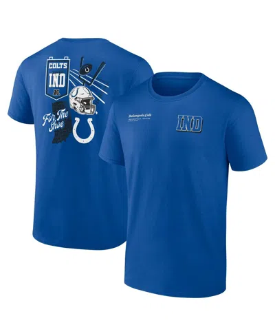 Fanatics Men's Royal Indianapolis Colts Split Zone T-shirt