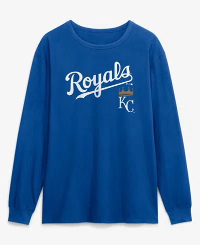 Fanatics Men's Royal Kansas City Royals Lock-up Legacylong Sleeves T-shirt In Blue