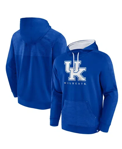 Fanatics Men's Royal Kentucky Wildcats Defender Pullover Hoodie In Blue