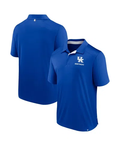 Fanatics Men's Royal Kentucky Wildcats Fundamental Defender Polo Shirt In Blue