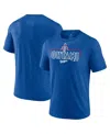 Fanatics Men's Royal Los Angeles Dodgers Exclusive Neon Tri-blend T-shirt
