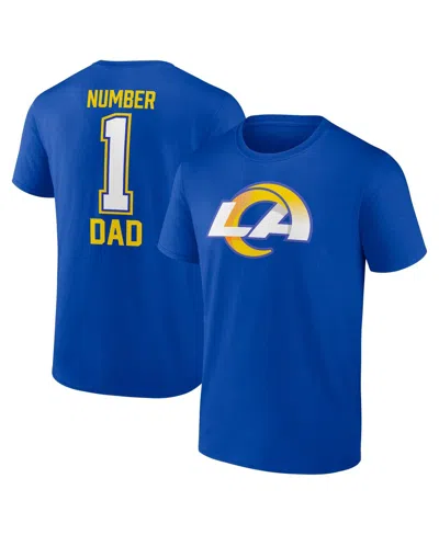 Fanatics Men's Royal Los Angeles Rams Father's Day T-shirt