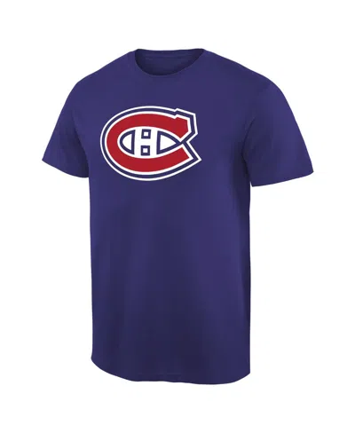 Fanatics Men's Royal Montreal Canadiens Team Primary Logo T-shirt